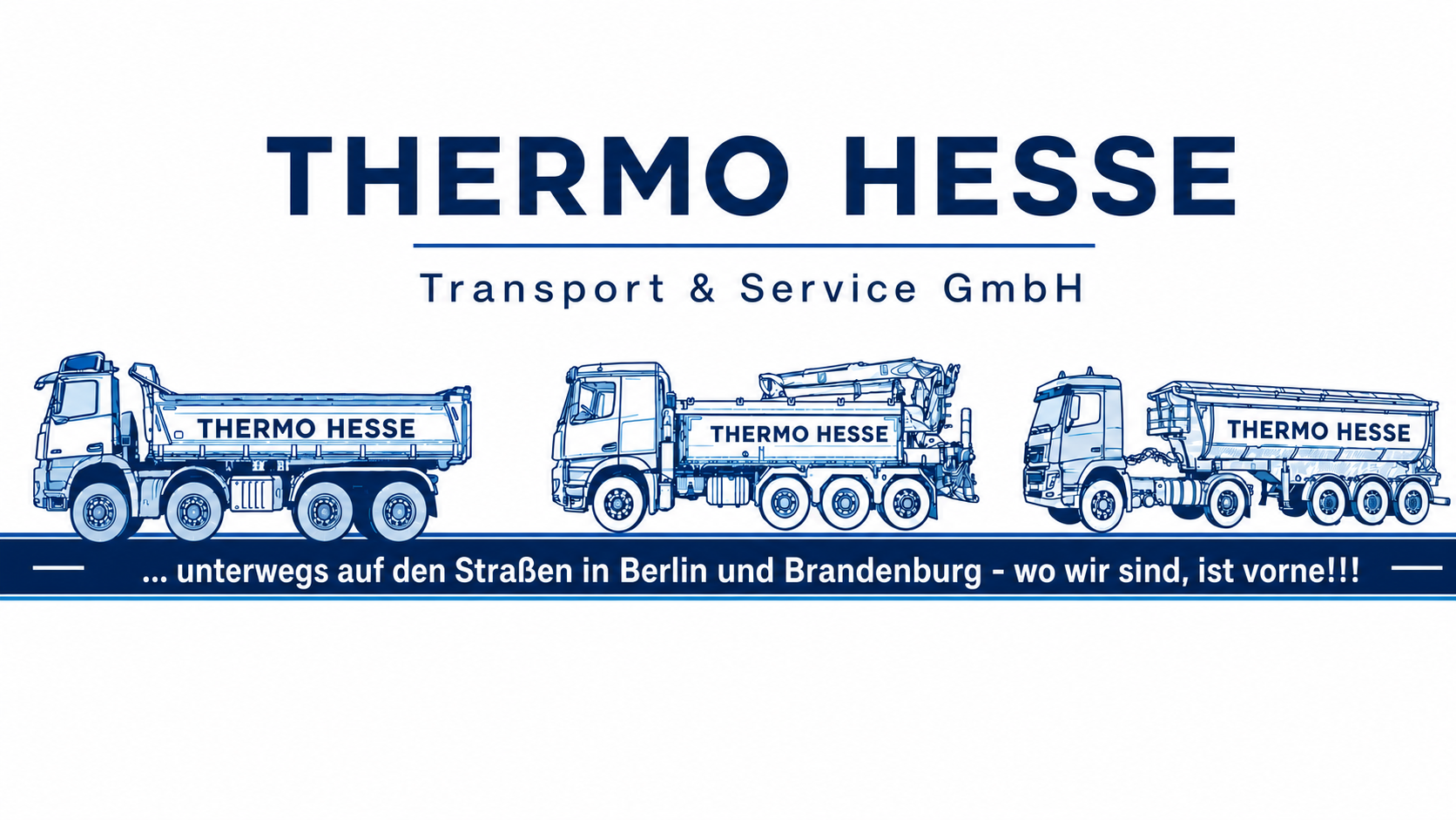 THERMO HESSE Transport & Service GmbH mit drei Transportfahrzeugen
